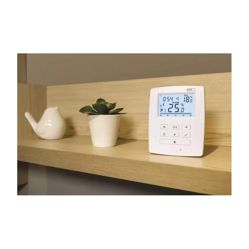Thermostat programmable 230V+2xAA