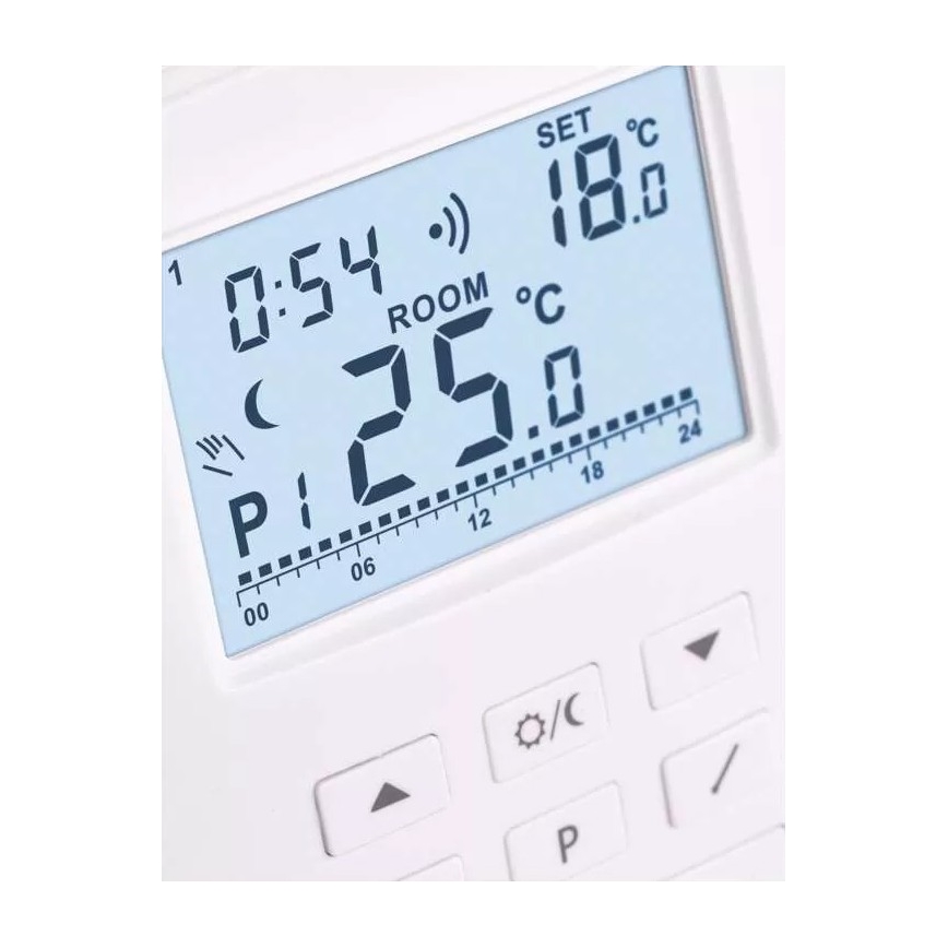 Thermostat programmable 230V+2xAA