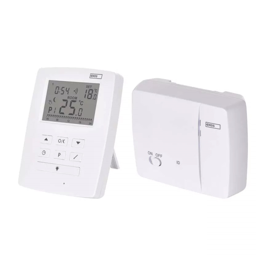 Thermostat programmable 230V+2xAA