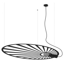Thoro TH.001 - Hanglamp aan koord LEHDET 1xE27/60W/230V zwart