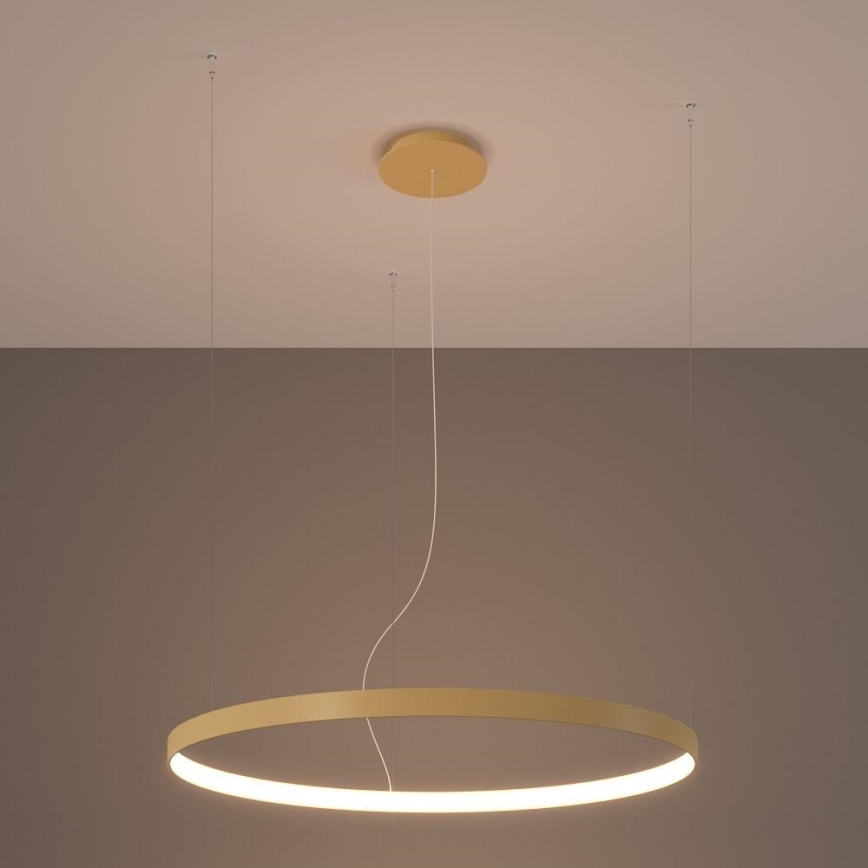 Thoro TH.174 - LED Hanglamp aan een koord RIO LED/50W/230V CRI 90 3000K diameter 78 cm goud