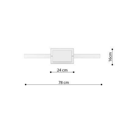 Thoro TH.175 - LED Hanglamp aan een koord RIO LED/50W/230V CRI 90 3000K diameter 78 cm goud