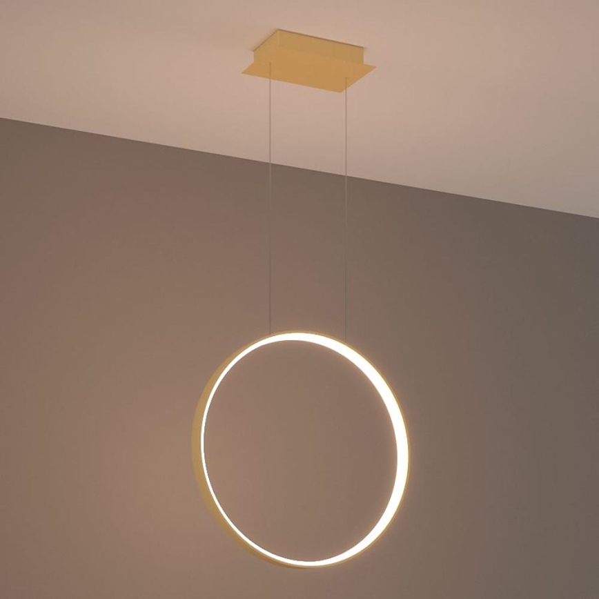 Thoro TH.220 - LED Hanglamp aan een koord RIO LED/30W/230V CRI 90 3000K diameter 55 cm goud