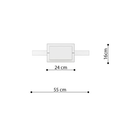 Thoro TH.220 - LED Hanglamp aan een koord RIO LED/30W/230V CRI 90 3000K diameter 55 cm goud