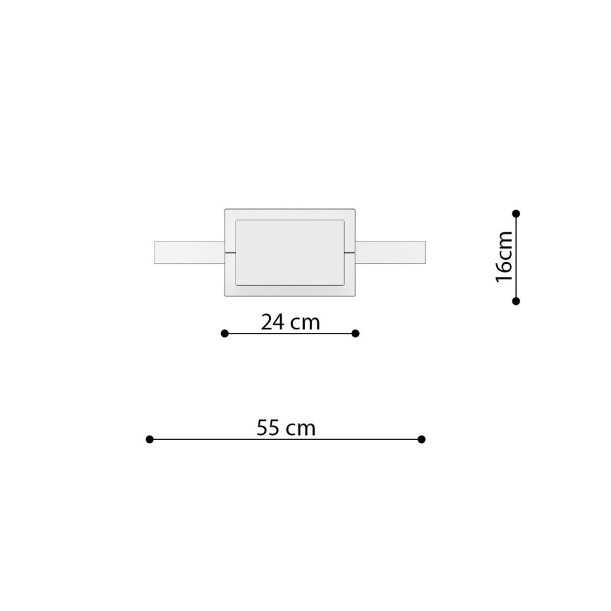 Thoro TH.220 - LED Hanglamp aan een koord RIO LED/30W/230V CRI 90 3000K diameter 55 cm goud