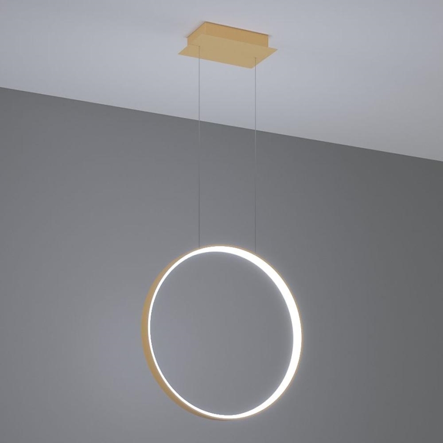 Thoro TH.221 - LED Hanglamp aan een koord RIO LED/30W/230V CRI 95 4000K diameter 55 cm goud