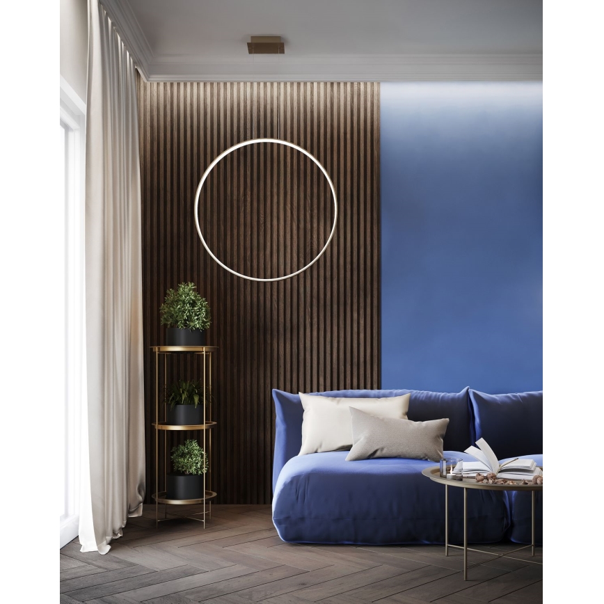 Thoro TH.221 - LED Hanglamp aan een koord RIO LED/30W/230V CRI 95 4000K diameter 55 cm goud