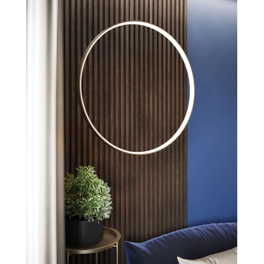 Thoro TH.221 - LED Hanglamp aan een koord RIO LED/30W/230V CRI 95 4000K diameter 55 cm goud