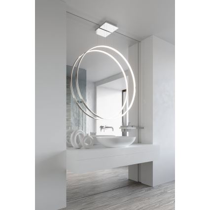 Thoro TH.249 - LED Hanglamp aan een koord RIO LED/50W/230V CRI 90 4000K diameter 78 cm glanzend chroom