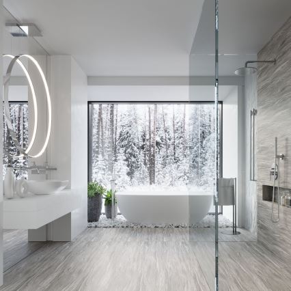 Thoro TH.249 - LED Hanglamp aan een koord RIO LED/50W/230V CRI 90 4000K diameter 78 cm glanzend chroom