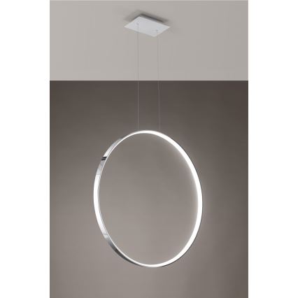 Thoro TH.249 - LED Hanglamp aan een koord RIO LED/50W/230V CRI90 4000K diameter 78 cm chroom