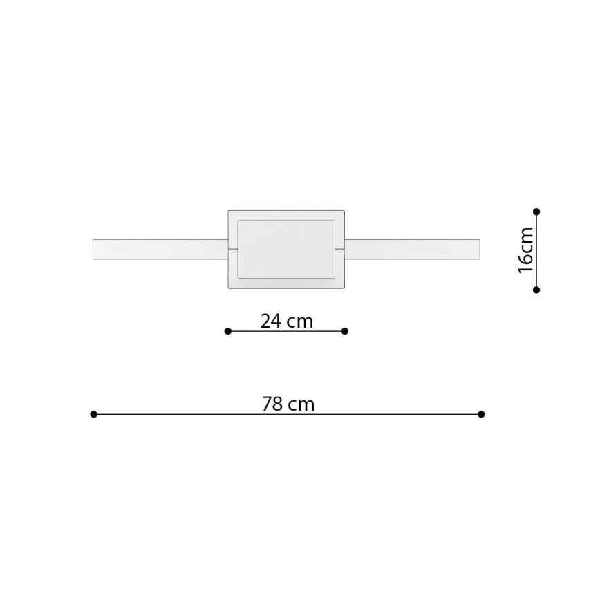 Thoro TH.249 - LED Hanglamp aan een koord RIO LED/50W/230V CRI 90 4000K diameter 78 cm glanzend chroom
