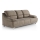 Three-seater sofa RIMINI bruin