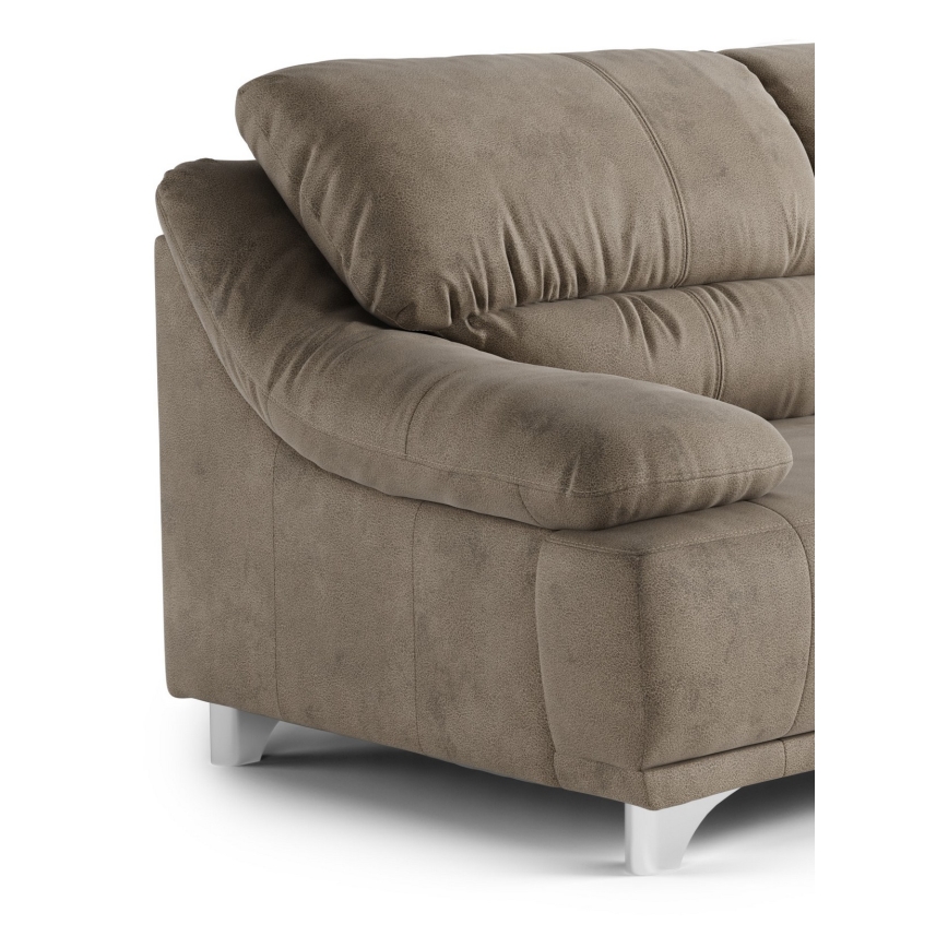 Three-seater sofa RIMINI bruin