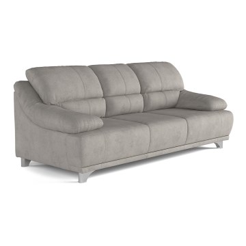 Three-seater sofa RIMINI lichtgrijs