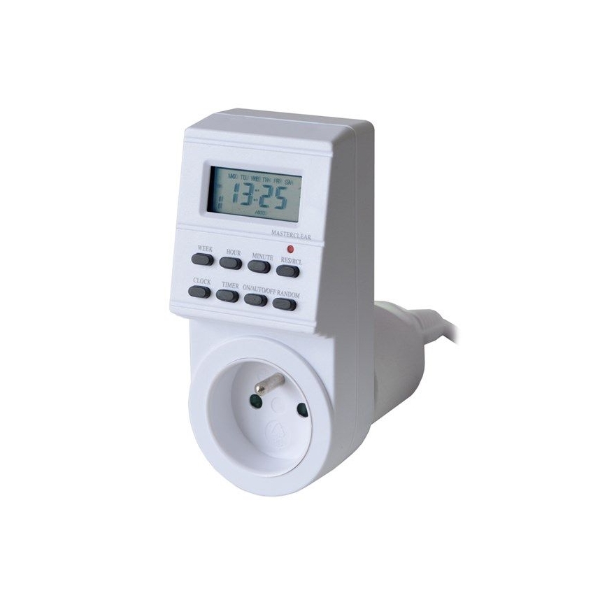 Tijdsschakelaar digitaal wekelijks 16A/230V