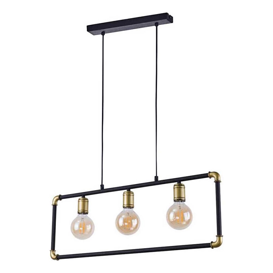 TK Lighting 4146 - Suspension fil HYDRIA 3xE27/60W/230V