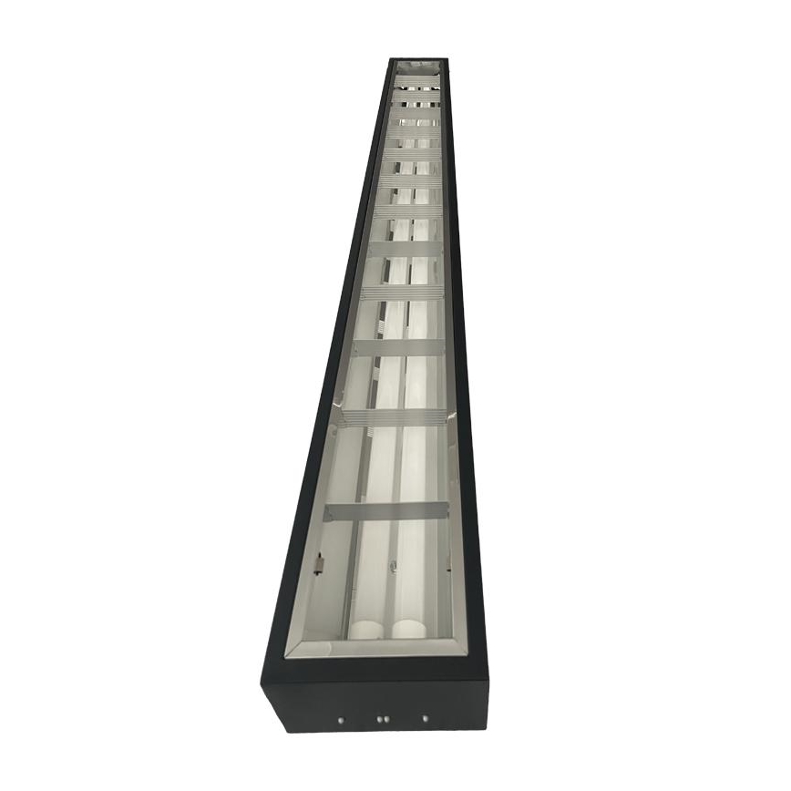 TL-buis T8 2xG13/18W/230V 120 cm zwart