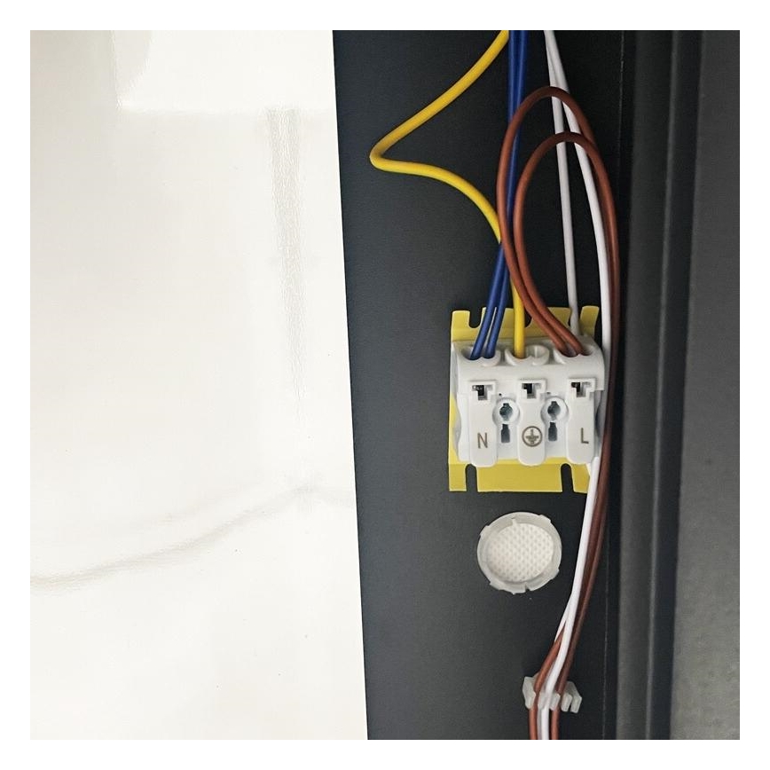 TL-buis T8 2xG13/18W/230V 120 cm zwart
