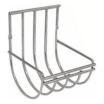 Toiletpapierhouder 12x12,5 cm glanzend chroom