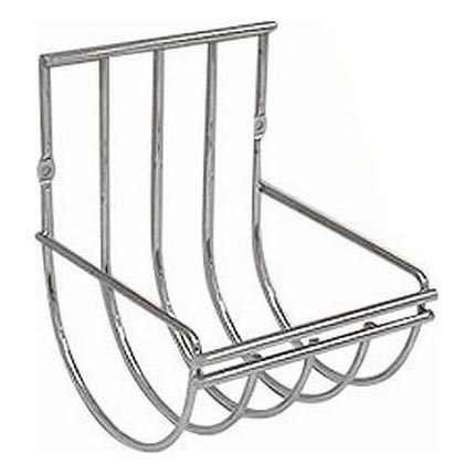 Toiletpapierhouder 12x12,5 cm glanzend chroom