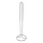 Toiletpapierhouder 16x55,7 cm glanzend chroom