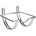 Toiletrolhouder 12x12,5 cm glanzend chroom