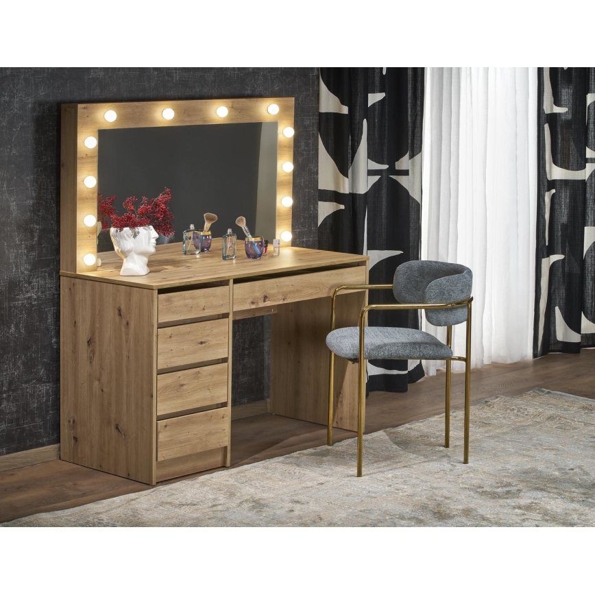 Toilettafel AMORIO, artisan eiken