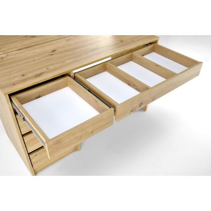 Toilettafel AMORIO, artisan eiken