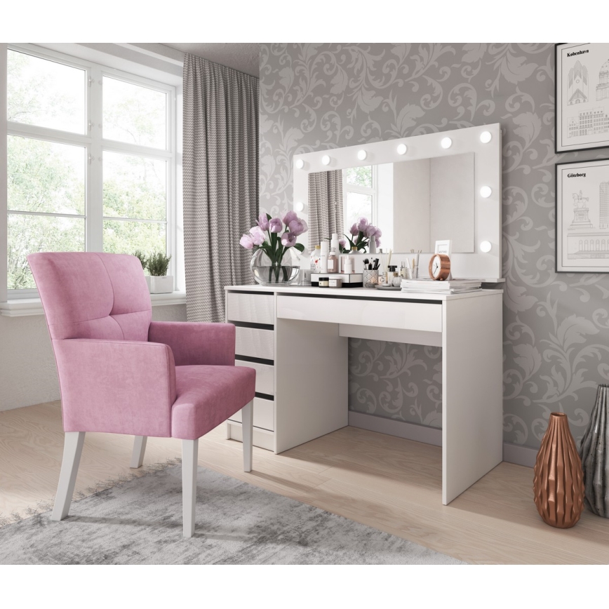 Toilettafel DAGUN wit