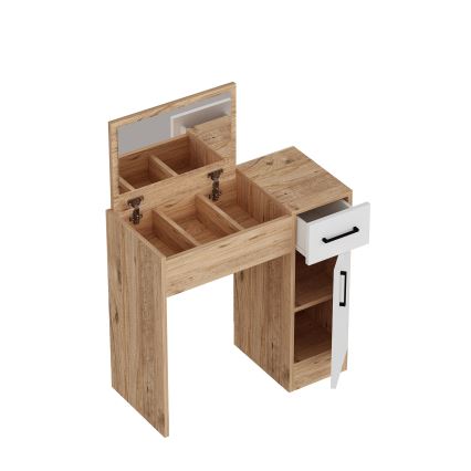 Toilettafel INCI 108,8x77 cm atlantic dennenhout/wit
