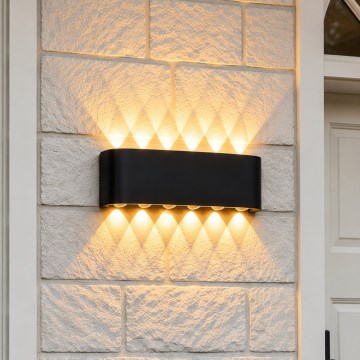 Top Light - applique murale d'extérieur LED RAY LED/10W/230V 3000/4000/6500K IP54 noire