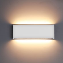 Top Light - Applique murale LED extérieure OBLIGO LED/12W/230V IP65 blanc