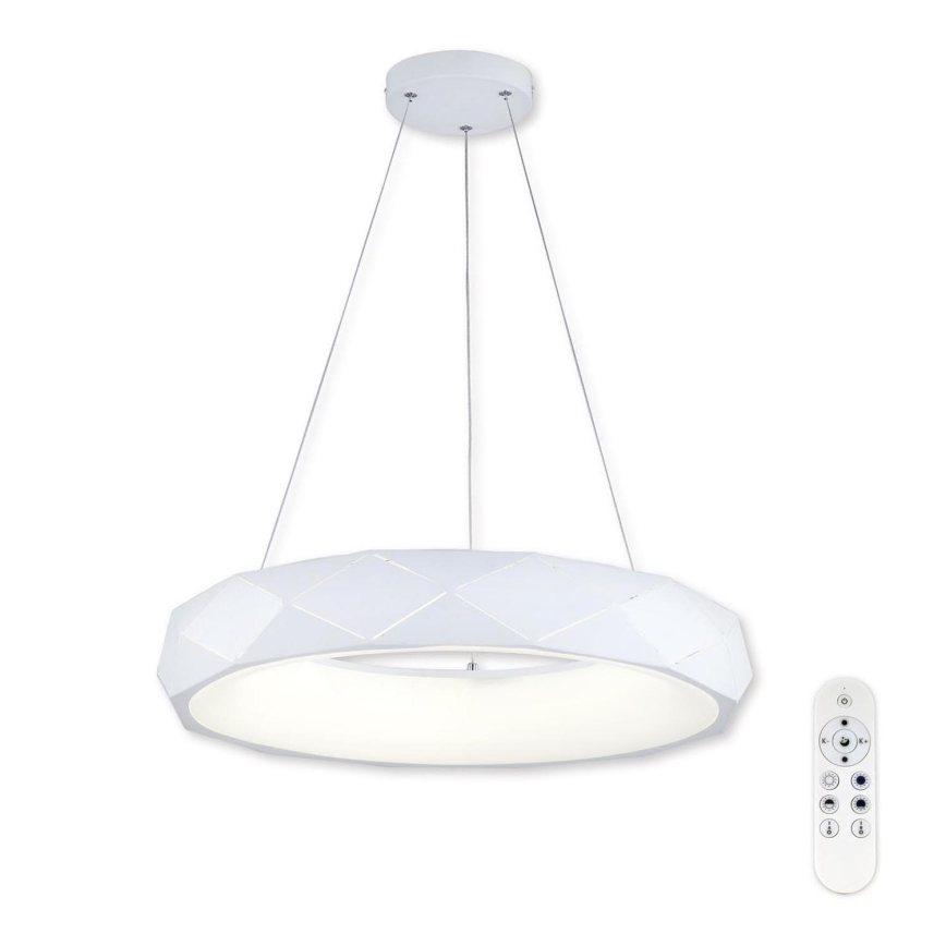 Top Light - Dimbare LED hanglamp aan een koord APOLO LED/45W/230V wit + afstandsbediening