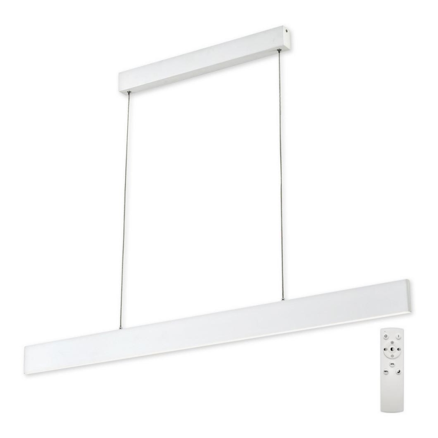 Top Light - Dimbare LED hanglamp aan een koord LINE LED/30W/230V wit + afstandsbediening