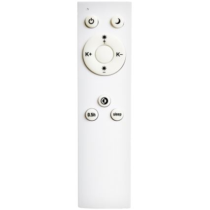 Top Light - Dimbare LED hanglamp aan een koord SALERNO LED/60W/230V 3000-6500K diameter 60 cm zwart + afstandsbediening