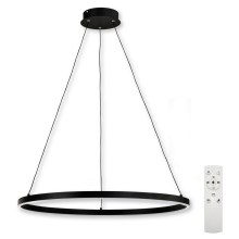Top Light - Dimbare LED hanglamp aan een koord SATURN LED/30W/230V 3000-6500K zwart + afstandsbediening