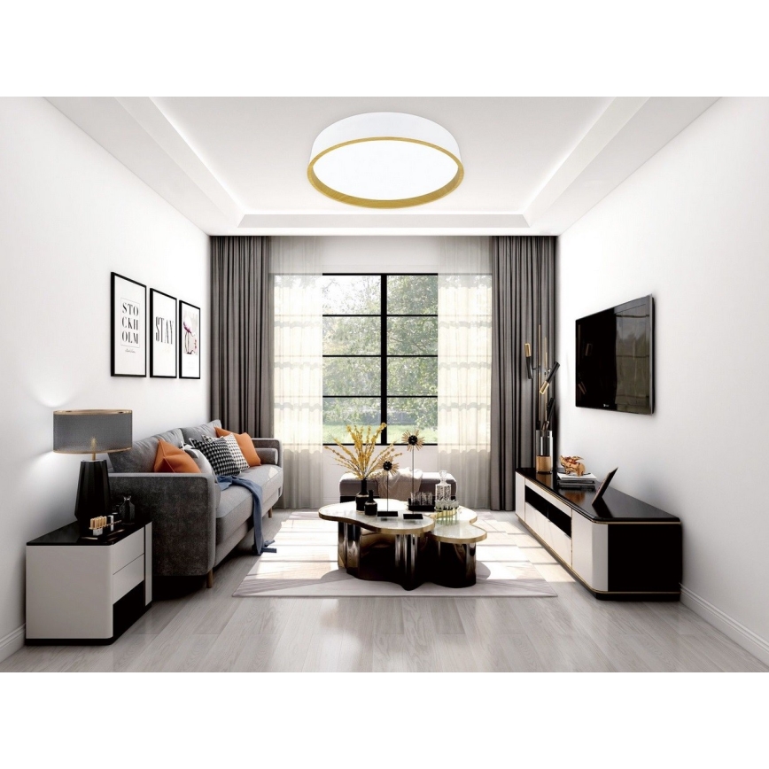 Top Light - Dimbare LED plafondlamp DEKOR LED/51W/230V diameter 50 cm 3000-6500K + afstandsbediening