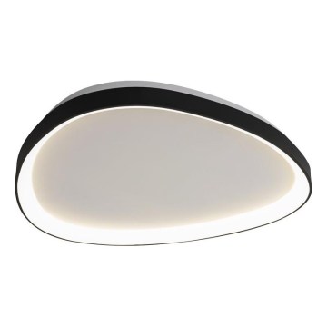 Top Light - Dimbare LED-plafondlamp ECLIPSE LED/55W/230V 3000-6500K ø 60 cm zwart + afstandsbediening