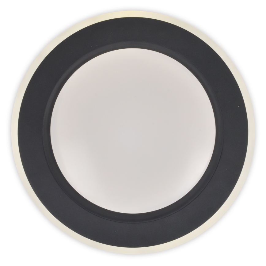 Top Light - Dimbare LED plafondlamp NORMAN LED/60W/230V diameter 49 cm zwart + afstandsbediening