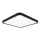 Top Light - Dimbare LED Plafondlamp REVIT LED/36W/230V 3000-6500K 40x40 cm zwart + afstandsbediening