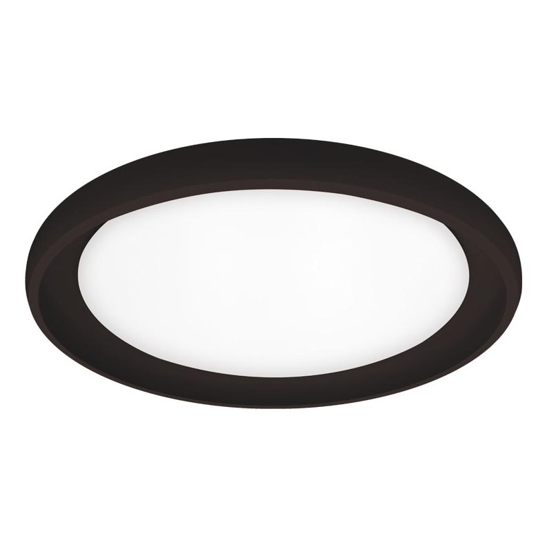 Top Light - Dimbare LED plafondlamp SALERNO LED/60W/230V 3000-6500K diameter 60 cm zwart + afstandsbediening