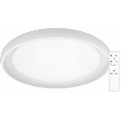 Top Light - Dimbare LED plafondlamp SALERNO LED/60W/230V 3000-6500K diameter 60 cm wit + afstandsbediening