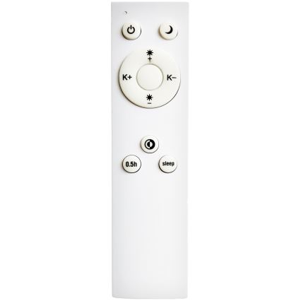Top Light - Dimbare LED plafondlamp SALERNO LED/60W/230V 3000-6500K diameter 60 cm zwart + afstandsbediening