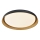 Top Light - Dimbare LED Plafondlamp SATELLITE LED/48W/230V 3000-6500K diameter 53 cm zwart/bruin + afstandsbediening