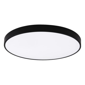 Top Light - Dimbare LED-plafondlamp voor de badkamer PETAL LED/60W/230V 3000-6500K IP44 Ø 59 cm zwart + afstandsbediening