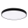 Top Light - Dimbare LED-plafondlamp voor de badkamer PETAL LED/60W/230V 3000-6500K IP44 Ø 59 cm zwart + afstandsbediening