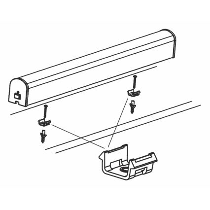 Top Light - Éclairage de miroir salle de bain ARIZONA LED/15W/230V IP44