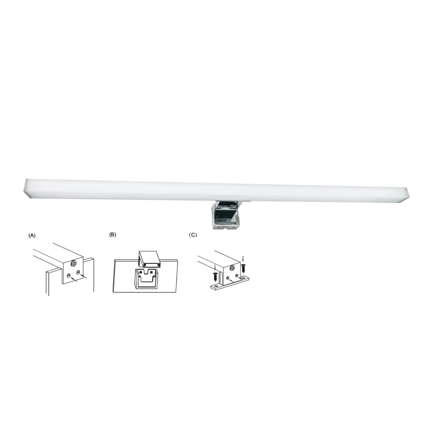 Top Light - Éclairage de miroir salle de bain OREGON LED/9W/230V 60 cm IP44