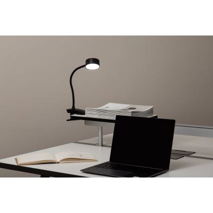 Top Light - LED Dimbare aanraaktablelamp met clip BELLA LED/4,8W/5V 3000-6500K zwart